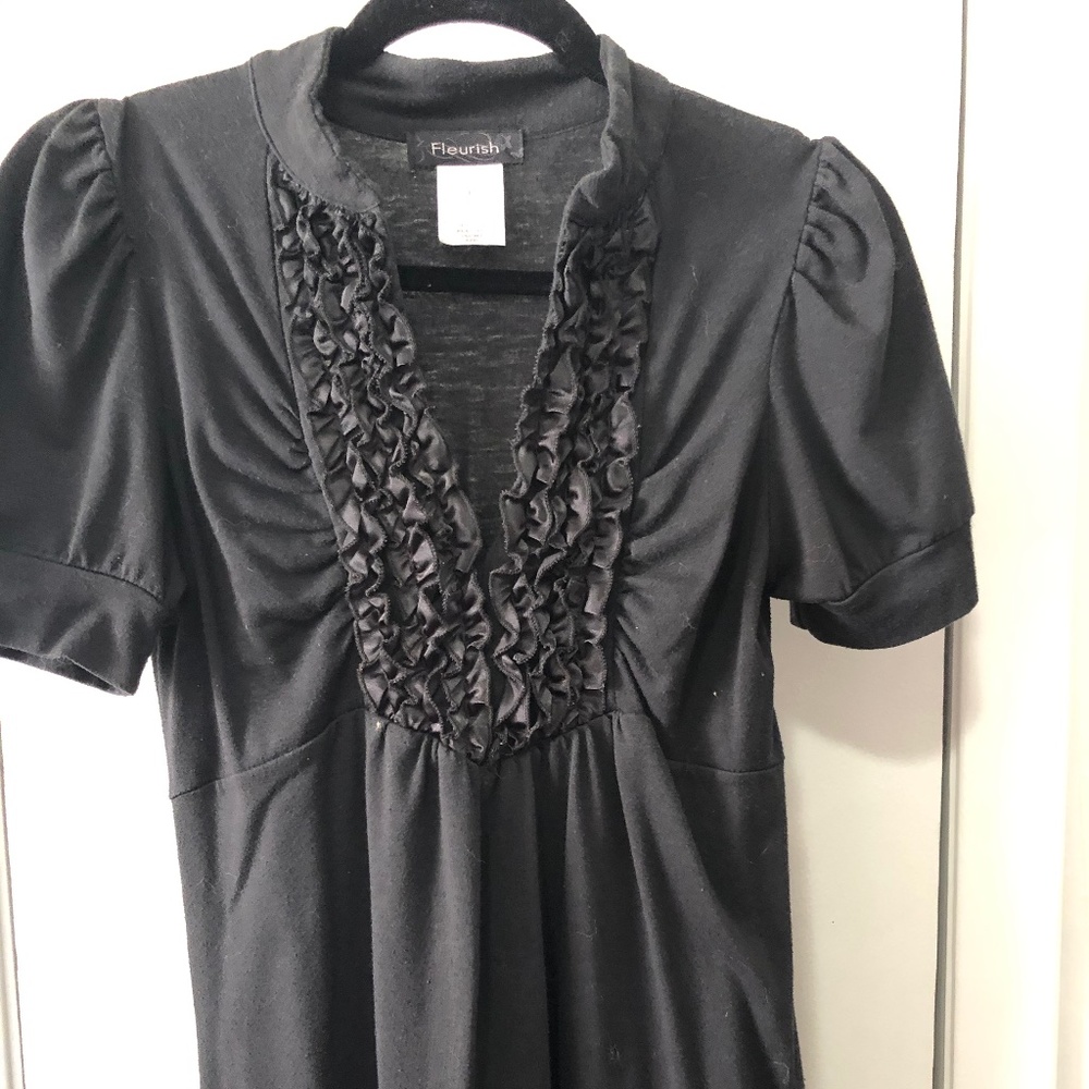 Tuxedo style blouse